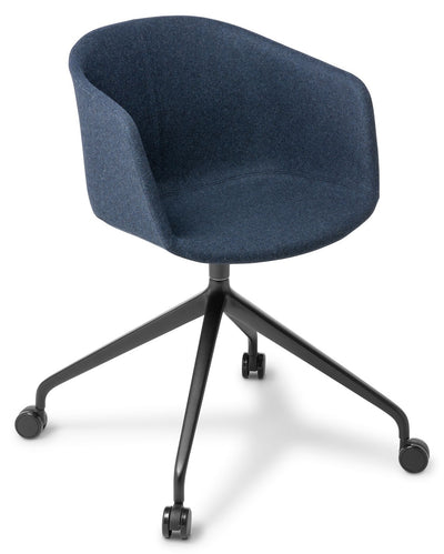 Max Tub 4 Star Swivel Base Chair - with Seat and Fully Upholstered Options