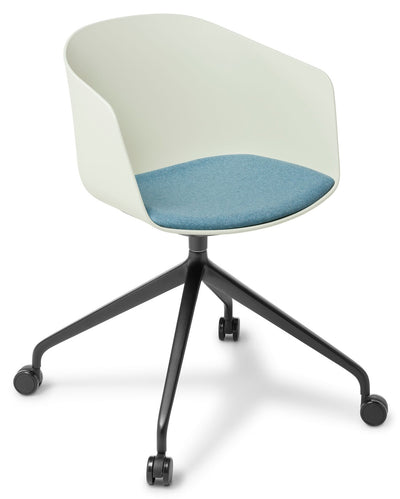 Max Tub 4 Star Swivel Base Chair - with Seat and Fully Upholstered Options