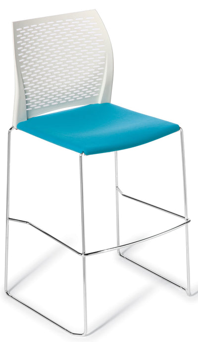 Net Barstool - with Upholstered Seat Option