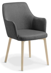 Olli Visitor Chair - 2 Fabric Colours and 2 Base Options