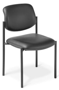 Pause Visitor Chair - with or without Armrests and 2 Fabric Options