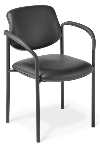 Pause Visitor Chair - with or without Armrests and 2 Fabric Options