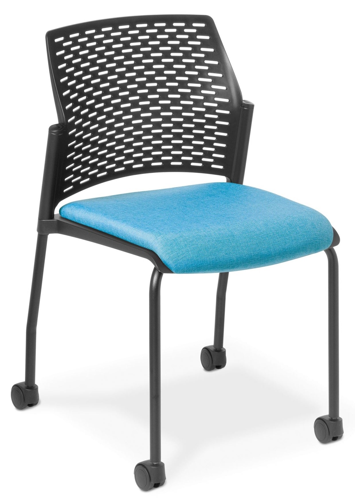 Punch 4-Leg Char with Castors - with Upholstered Seat Option