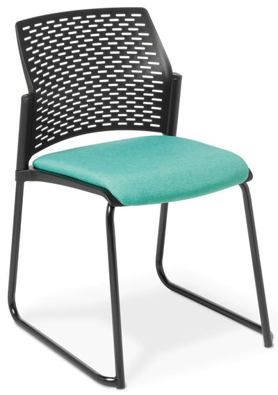 Punch Sled Base Cafeteria Chair - with Upholstered Seat Option