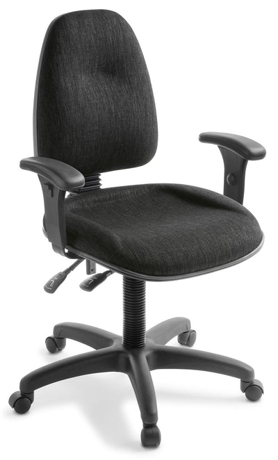 Spectrum Highback Ergonomic Office Chair with Long/Wide Seat - 2 and 3 Lever Options