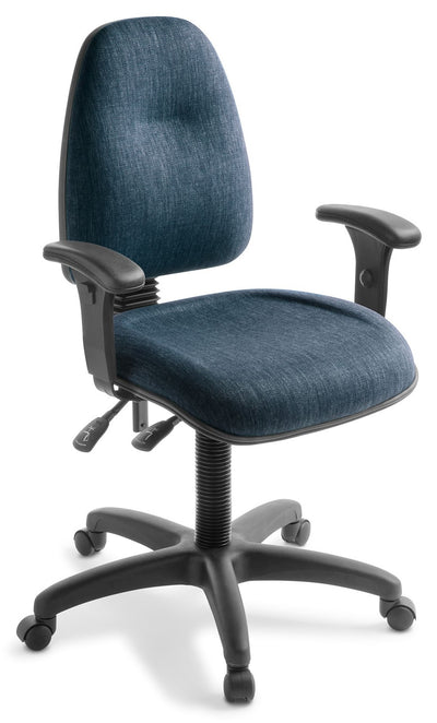 Spectrum Highback Ergonomic Office Chair for 24 Hour Use - 2 and 3 Lever Options
