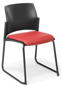 Spring Sled Base Chair - with Upholstered Seat and Back Options