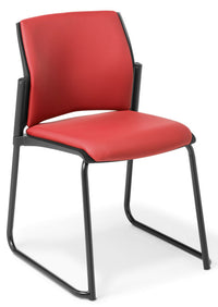 Spring Sled Base Chair - with Upholstered Seat and Back Options