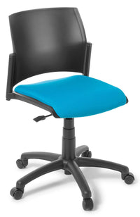 Spring Swivel Chair - with Upholstered Seat and Back Options