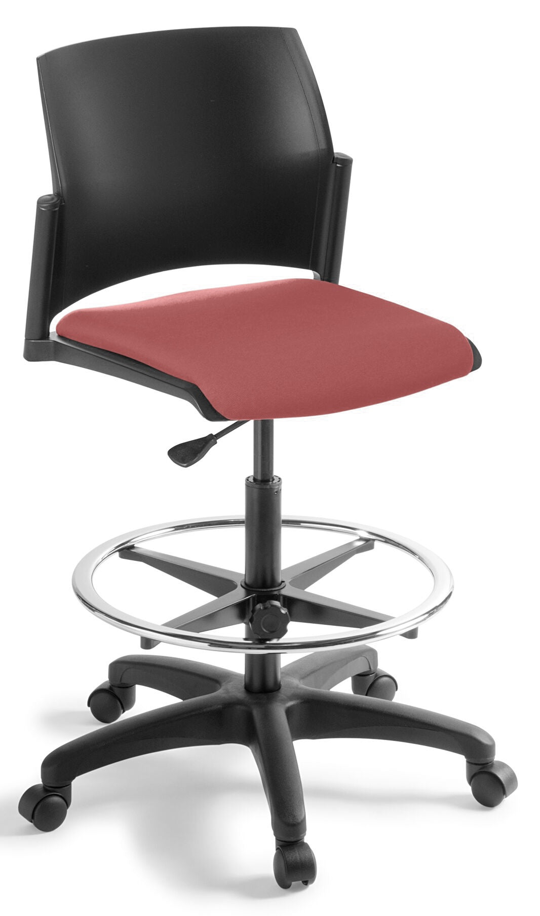 Spring Swivel Architectural Chair - with Upholstered Seat and Back Options