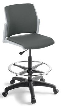 Spring Swivel Architectural Chair - with Upholstered Seat and Back Options
