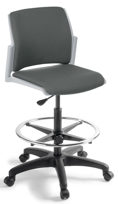 Spring Swivel Architectural Chair - with Upholstered Seat and Back Options