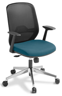 Sprint Mesh Back Chair in Fabric Upgrade - with Armrests and Base Options
