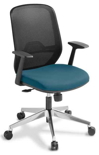 Sprint Mesh Back Chair in Fabric Upgrade - with Armrests and Base Options