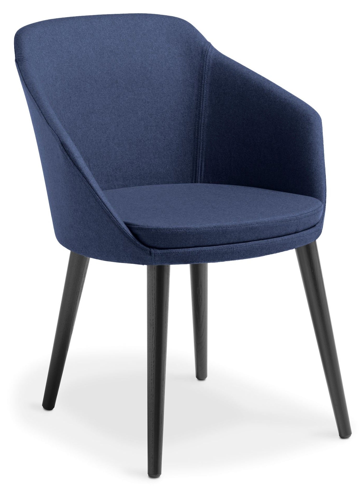 Talia Visitor Chair with Timber Base - 4 Base Options