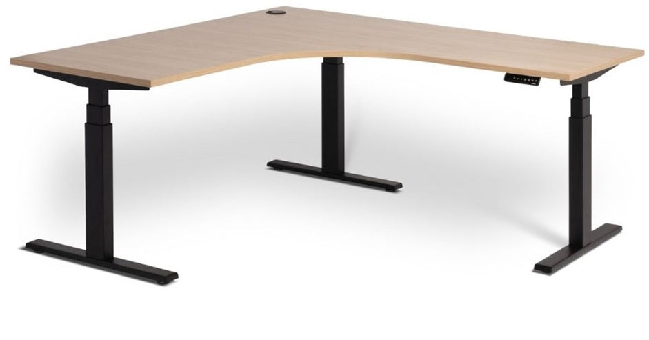 Enhance Sit-Stand Corner Work Stations - 2 x Sizes