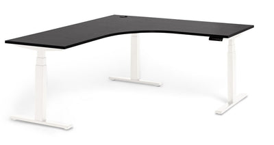 Enhance Sit-Stand Corner Work Stations - 2 x Sizes — Enhance Sit Stand Corner Workstation   BW