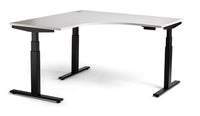 Enhance Sit-Stand Corner Work Stations - 2 x Sizes — Enhance Sit Stand Corner Workstation   WB