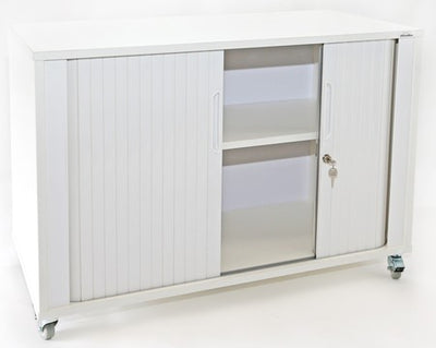 Two Door Tambour Caddy with Melteca Exterior