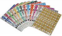 Filecorp Full A-Z Set of Coloured Alpha Labels
