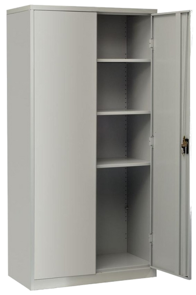 Firstline Lockable Steel Cupboard - 3 Colours - Two Sizes