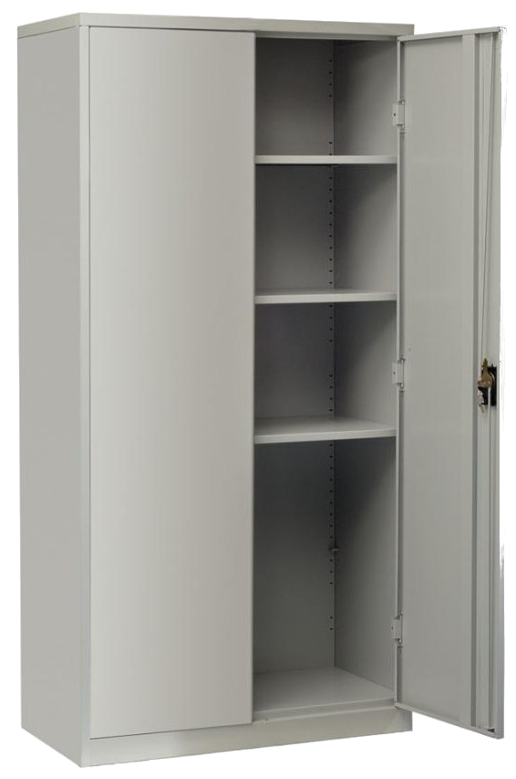 Firstline Lockable Steel Cupboard - 3 Colours - Two Sizes