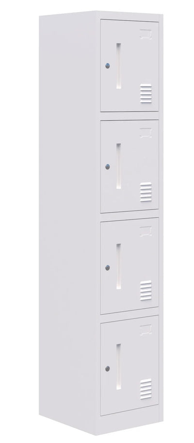 Fortis Steel Storage Lockers - 4 Door Configurations