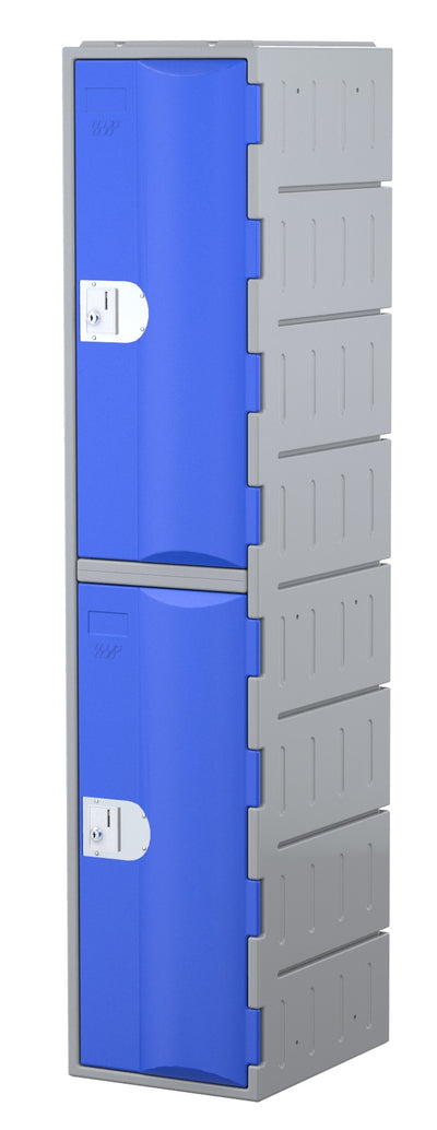 Steelco HDPE Weather Resistant Plastic Locker - other door configurations