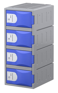 Steelco HDPE Weather Resistant Plastic Locker - other door configurations