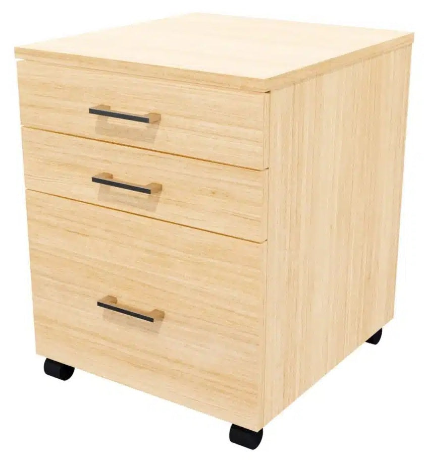 Mirage 3 Drawer Non-lockable Desk Mobile - Office Products Online