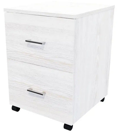 Zealand 2 Filing Drawer Desk Mobile - Non-locking and Locking