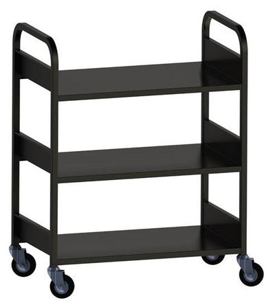 Library Book Trolley - Three Shelf Types