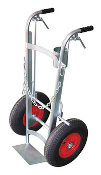 Hand Trolley for Gas Cylinder with Brakes