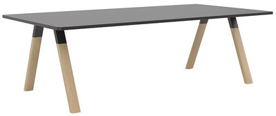 Ligna Boardroom Table - 2400mm x 1200mm - 2 Top Colours