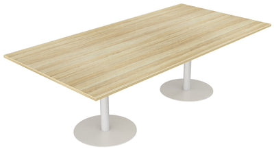 Polo Boardroom Table with Rectangle Top - 2 Frame and 2 Top Colour Options