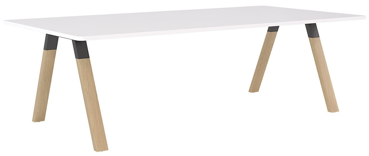 Ligna Boardroom Table - 2400mm x 1200mm - 2 Top Colours