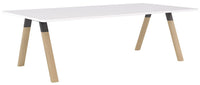 Ligna Boardroom Table - 2400mm x 1200mm - 2 Top Colours