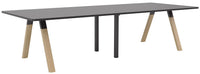 Ligna Boardroom Table - 3000mm x 1200mm - 2 Bases and 2 Top Colours