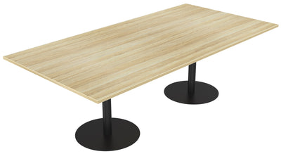 Polo Boardroom Table with Rectangle Top - 2 Frame and 2 Top Colour Options