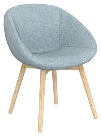 Camellia Visitor Chair in Fabric Upgrade - 3 Bases