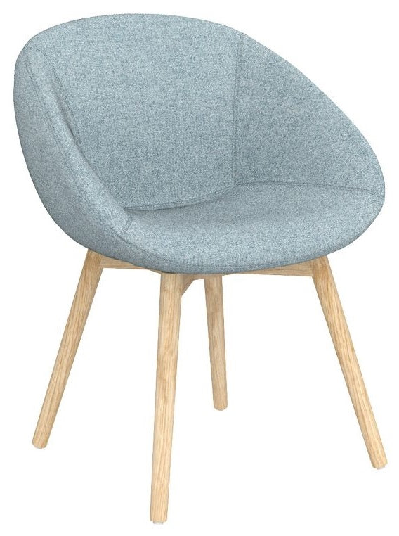 Camellia Visitor Chair in Fabric Upgrade - 3 Bases