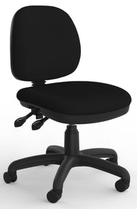 Evo 2 Lever Ergonomic Office Chair in Breathe Black Fabric - Midback & Highback