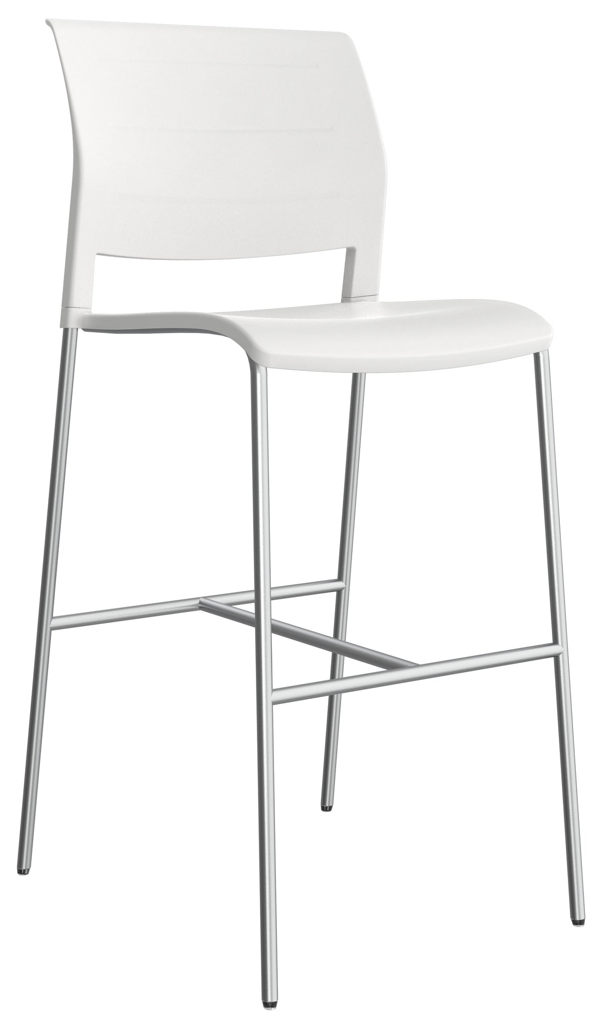 Game Barstool with Chrome Frame