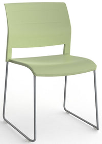 Game Sled Base Chair with Powdercoated Frame