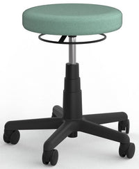 Knight Stool in Fabric Upgrade - with Architectural Drafting Stool Option