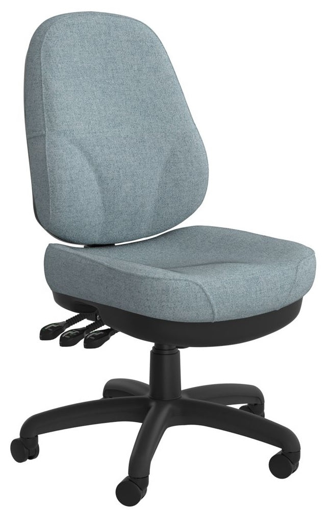 Plymouth 3 Lever Ergonomic Office Chair in Fabric Upgrade