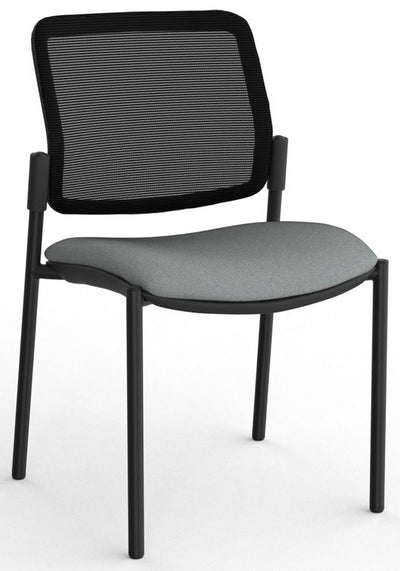 Vision Mesh Back Visitor Chair in Fabric Upgrade - 3 Frame Colours