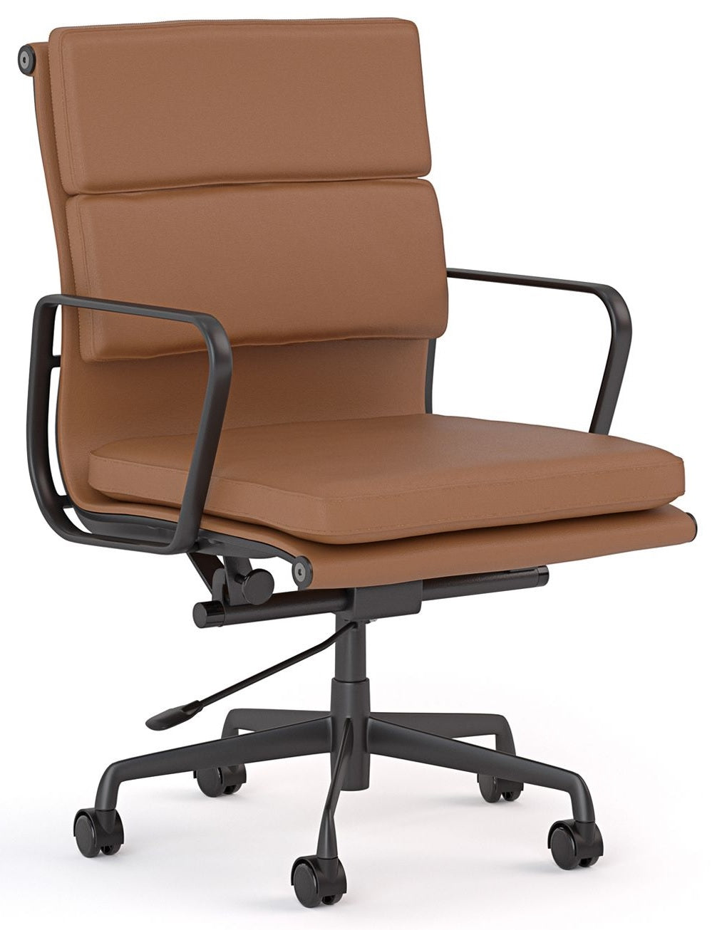 Vogue Executive Chair in Tan Leather - Midback & Highback