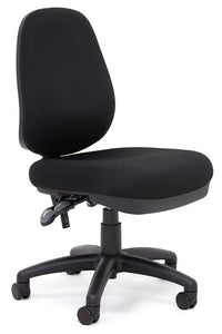 Evo Express 3 Lever Highback Chair with Mega Luxe Seat in Breathe Black Fabric