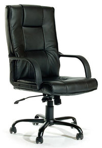 Falcon Executive Chair in Black PU Leather